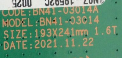 MAIN PARA SMART TV SAMSUNG 4K / NUMERO DE PARTE BN94-17577V / BN41-03014A / BN9417577V / 17577V / BN97-19592C / PANEL CY-TB050HMAV1H / DISPLAY BN96-52426A / BN96524296A / MODELO QN50Q80BDFXA - Imagen 3
